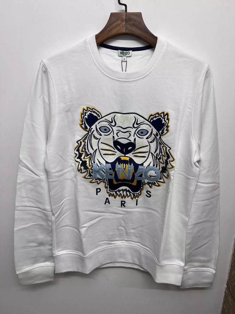 Kenzo KENZO Men's hoodie with Logo tiger embroidery round collar Size US S / EU 44-46 / 1 - 1 Thumbnail