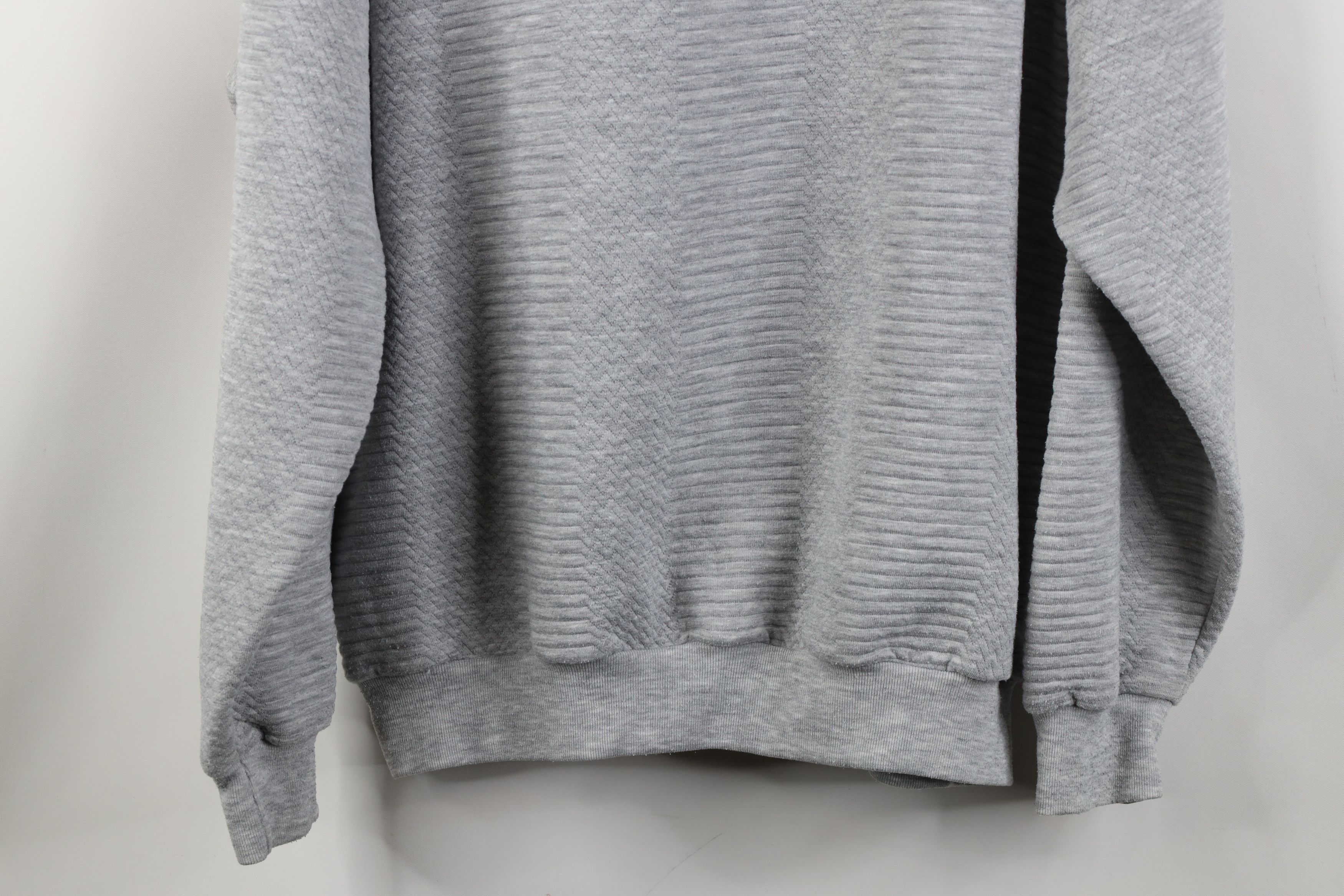 Vintage Vintage 90s Streetwear Collared Pullover Sweatshirt Gray Size US M / EU 48-50 / 2 - 14 Thumbnail
