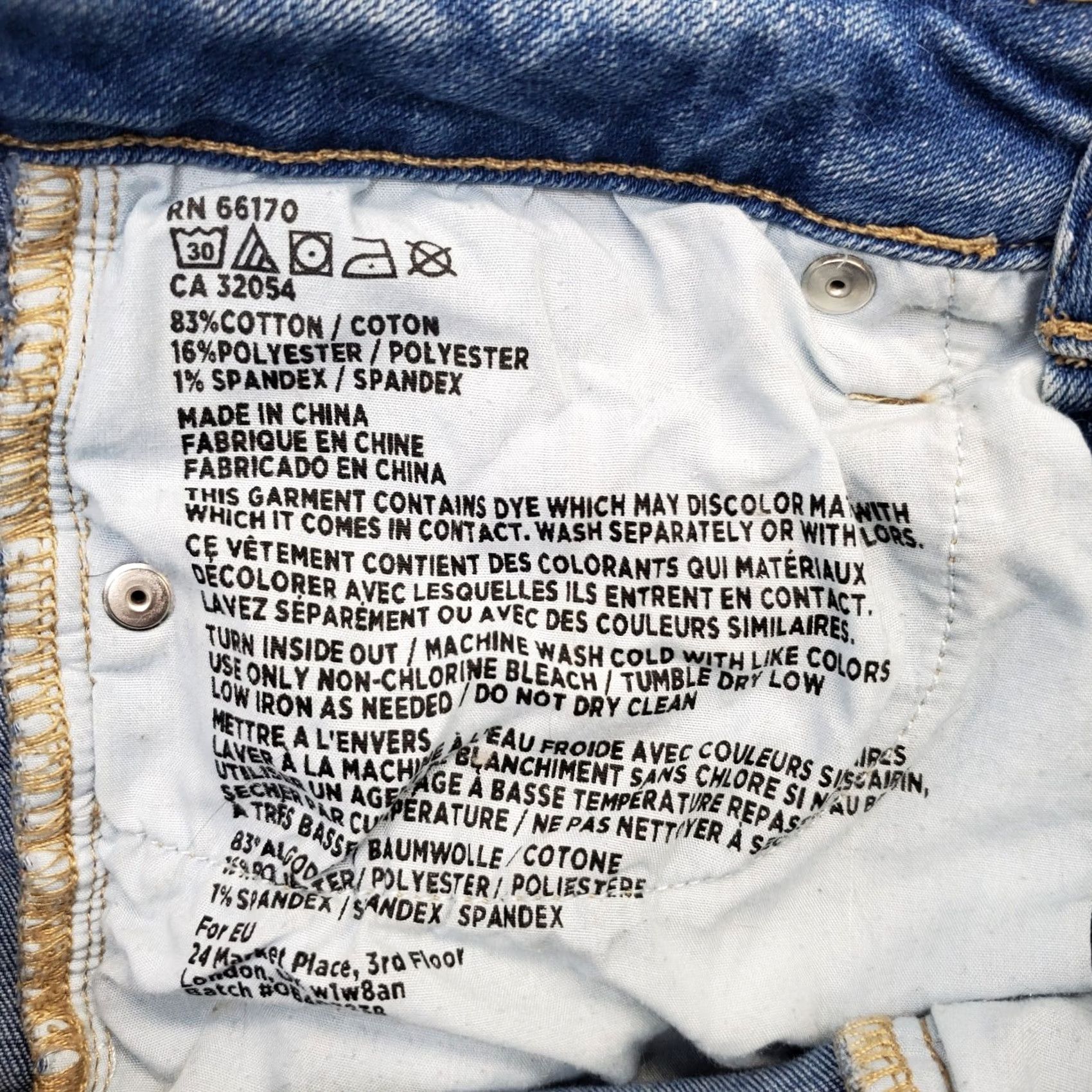 Bdg BDG Womens Jeans Shorts Blue Denim Stretch High-Waisted Bermuda 25 Summer Casual Womens Size 42" / US 20 - 7 Thumbnail
