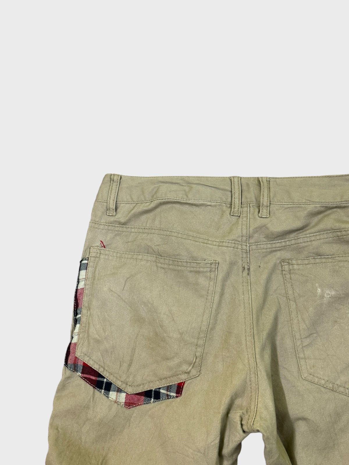 Japanese Brand Stacked Pant Plaid Tartan Distressed pant Size US 32 / EU 48 - 14 Thumbnail