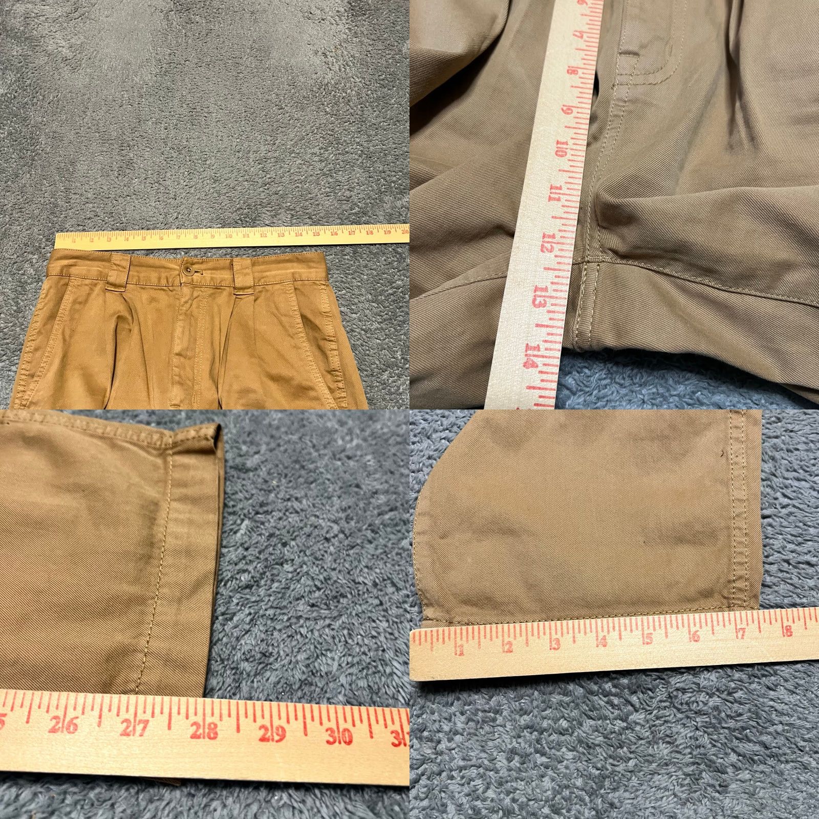 Madewell Madewell Pants Womens 28 Garment Dyed Tapered Chino NJ997 Brown Tan 28x30 Brown Tan Womens Size 28" / US 6 / IT 42 - 8 Thumbnail
