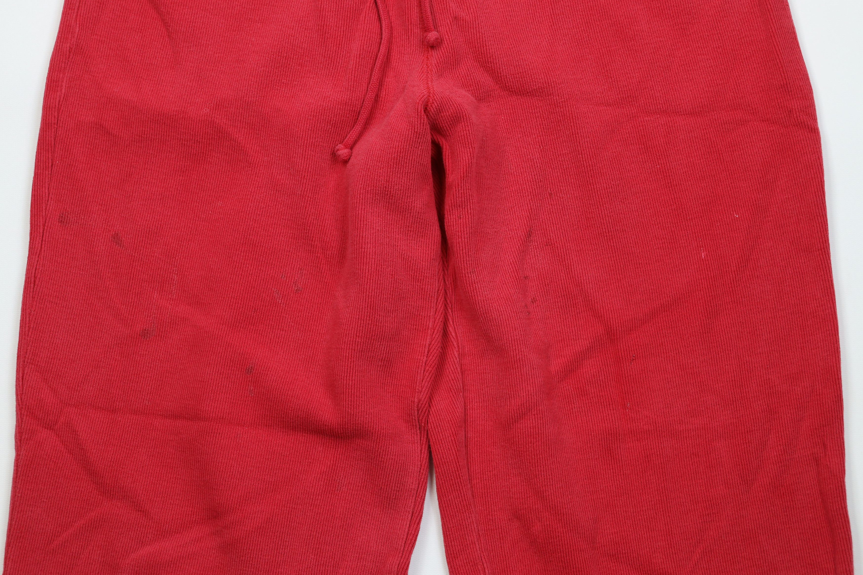 Vintage Vintage 90s Y2K Streetwear Ribbed Knit Wide Leg Pants Size 32" / US 10 / IT 46 - 3 Thumbnail