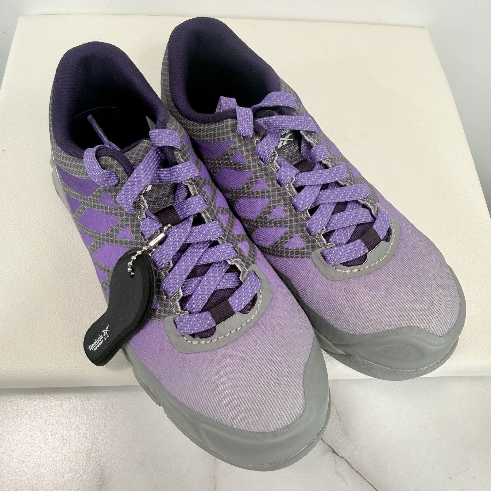 Reebok Reebok Speed TR Composite Toe Sneakers, Purple/Grey, Women's Size US 6 / IT 36 - 4 Thumbnail