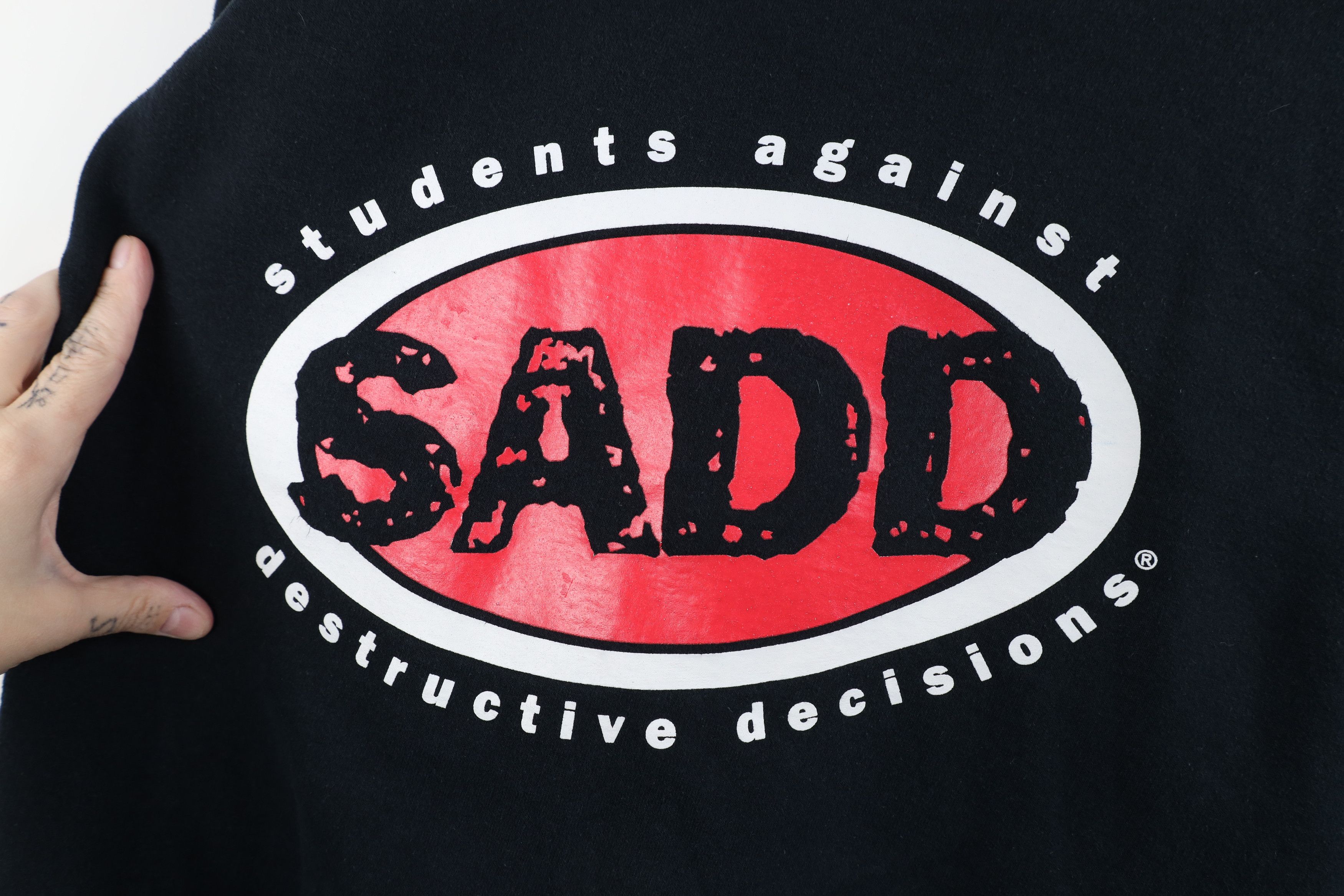 Vintage Vintage Students Against Destructive Decisions Sweatshirt Size S / US 4 / IT 40 - 4 Thumbnail