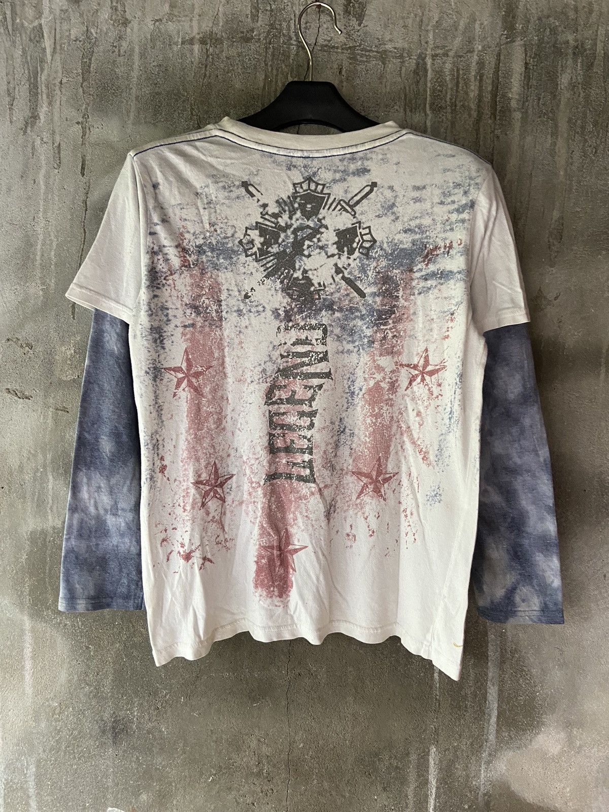 If Six Was Nine DOUBLE LAYER DENIMBAR BIRD MOTORCYCLE LONG SLEEVE Size US S / EU 44-46 / 1 - 2 Thumbnail