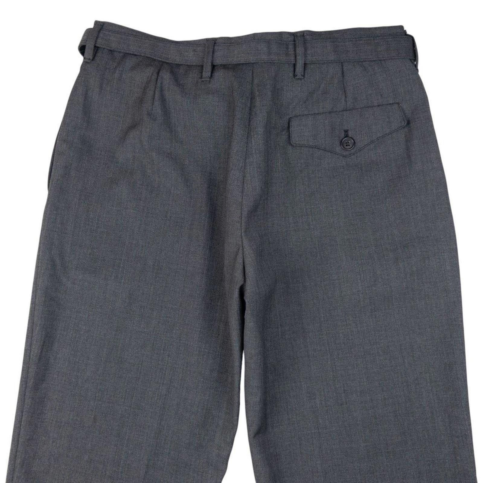 Prada Vintage Prada Striped Belt Waist Trousers Size W28 Size US 28 / EU 44 - 4 Thumbnail