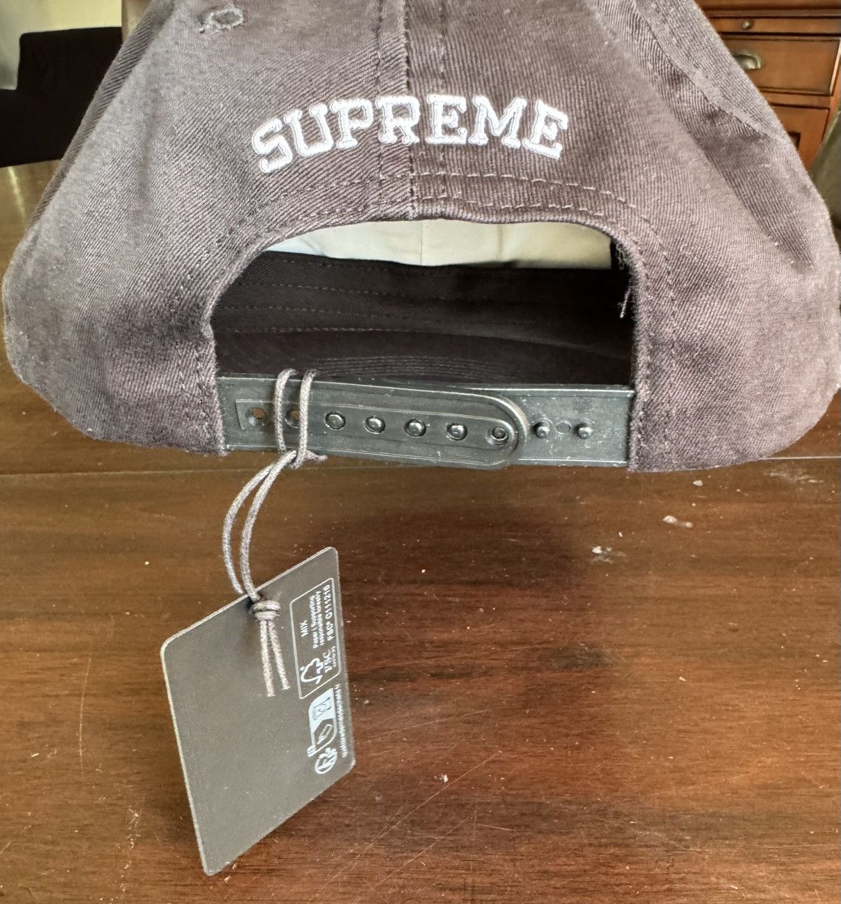 Number (N)ine × Supreme Supreme Number (N)ine 6-panel Cap Hat Black Size ONE SIZE - 4 Thumbnail