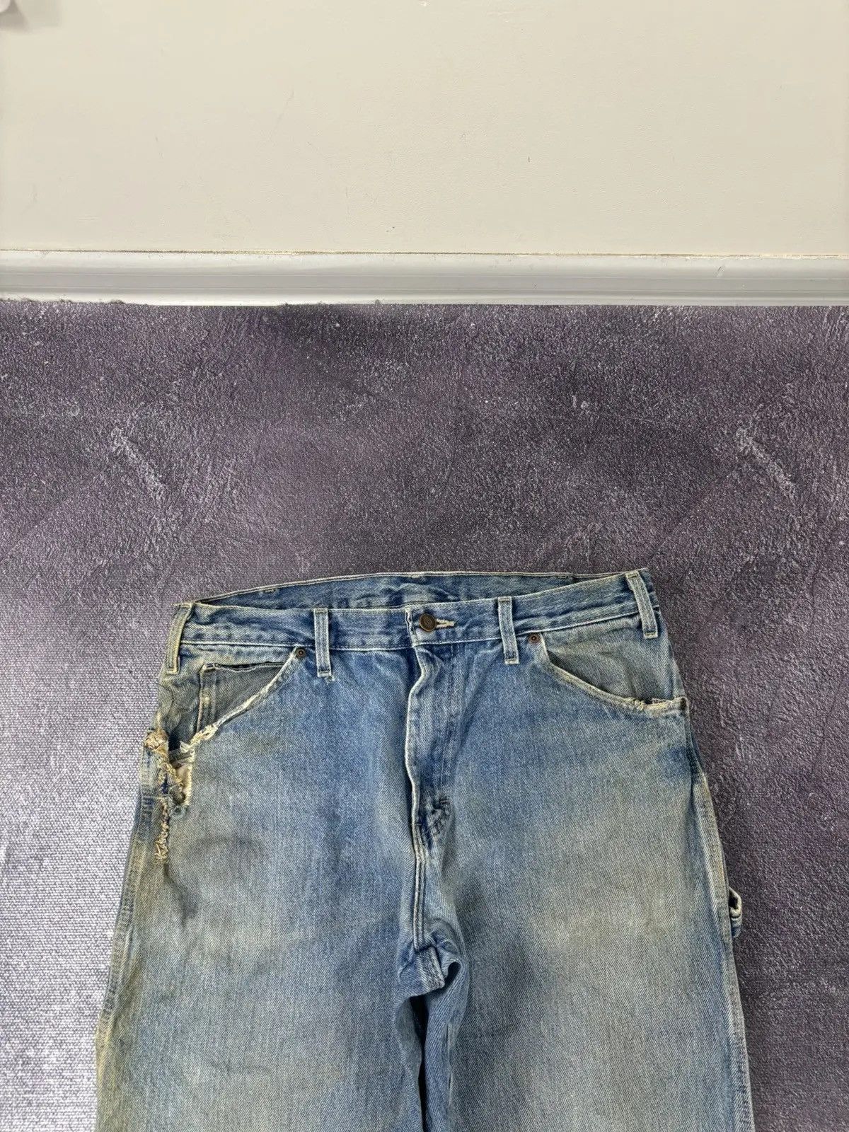 Dickies × Vintage Vintage Dickies Y2K Blue Denim American Skate Hype Jeans Size US 34 / EU 50 - 9 Thumbnail