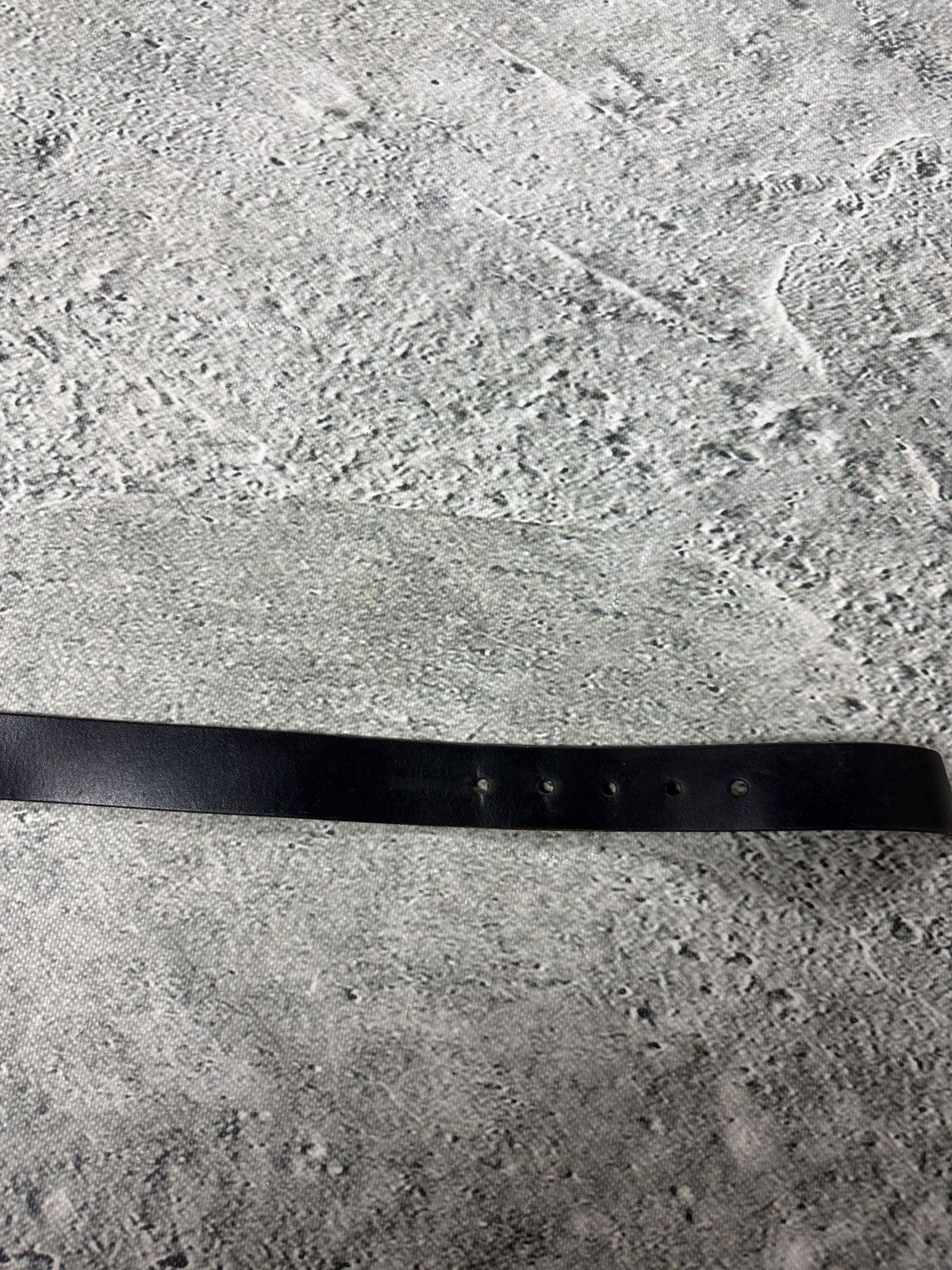 Diesel Diesel leather belt big buckle Y2K black basic gold silver Size 40 - 5 Thumbnail