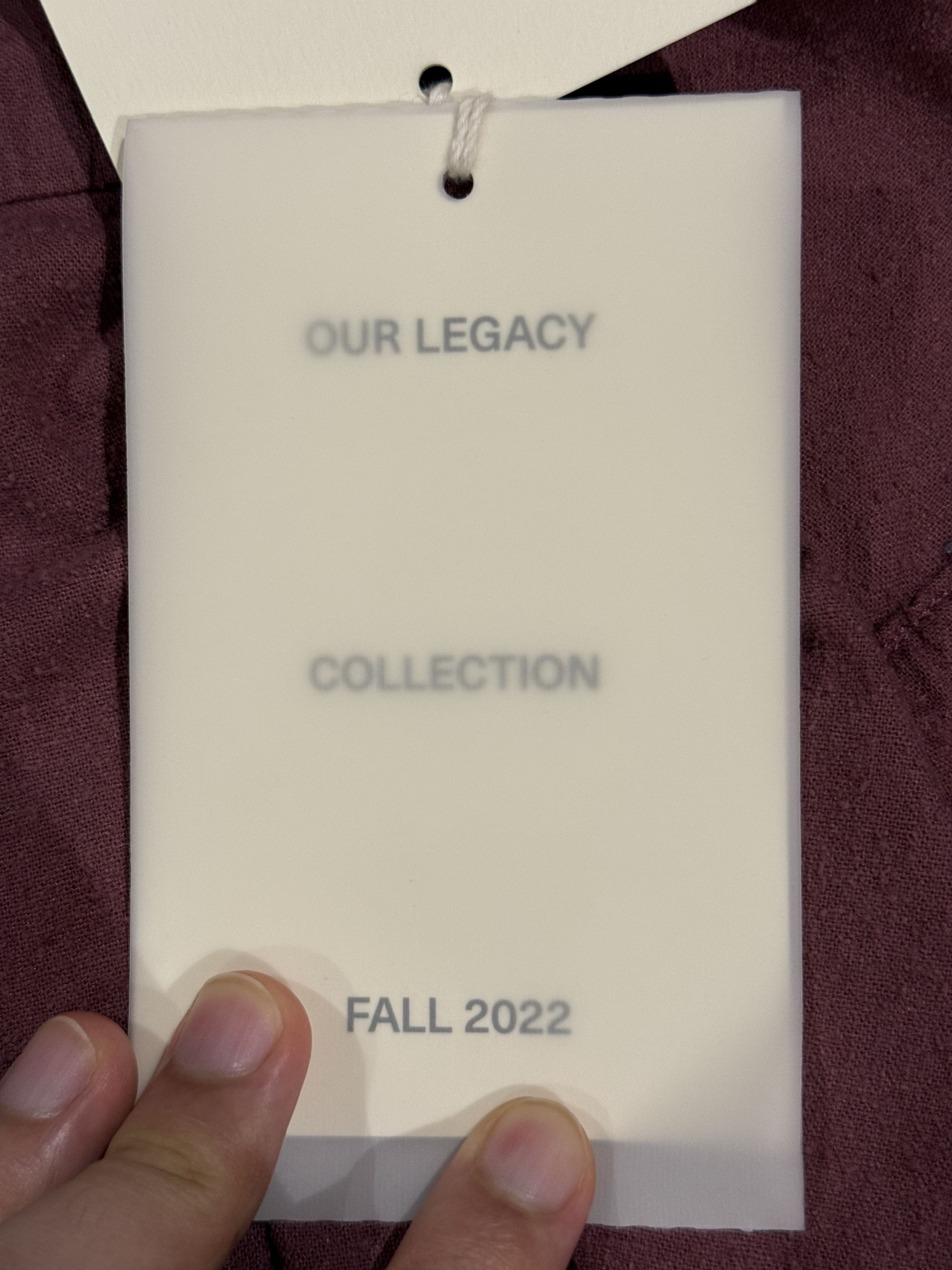 Our Legacy 💚 2022 Our Legacy Silk Noil Classic Shirt Hawthorn Size 50 Size US M / EU 48-50 / 2 - 17 Thumbnail