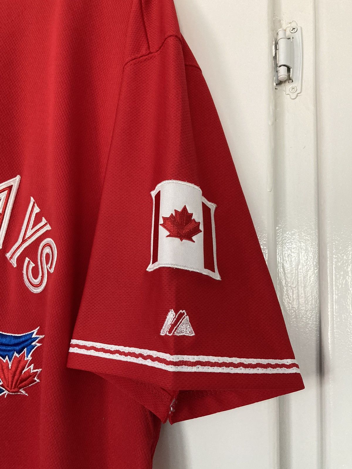 MLB MAJESTIC TORONTO BLUE JAYS BAUTISTA JERSEY CANADA DAY MLB 54 Size US XL / EU 56 / 4 - 4 Thumbnail