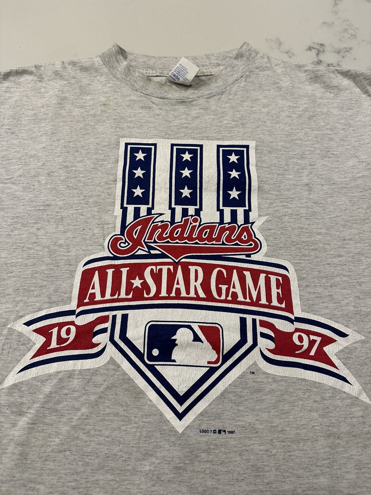 Logo 7 × MLB × Vintage Vintage 1997 Logo 7 Cleveland Indians All Star Game Shirt XL Size US XL / EU 56 / 4 - 2 Thumbnail