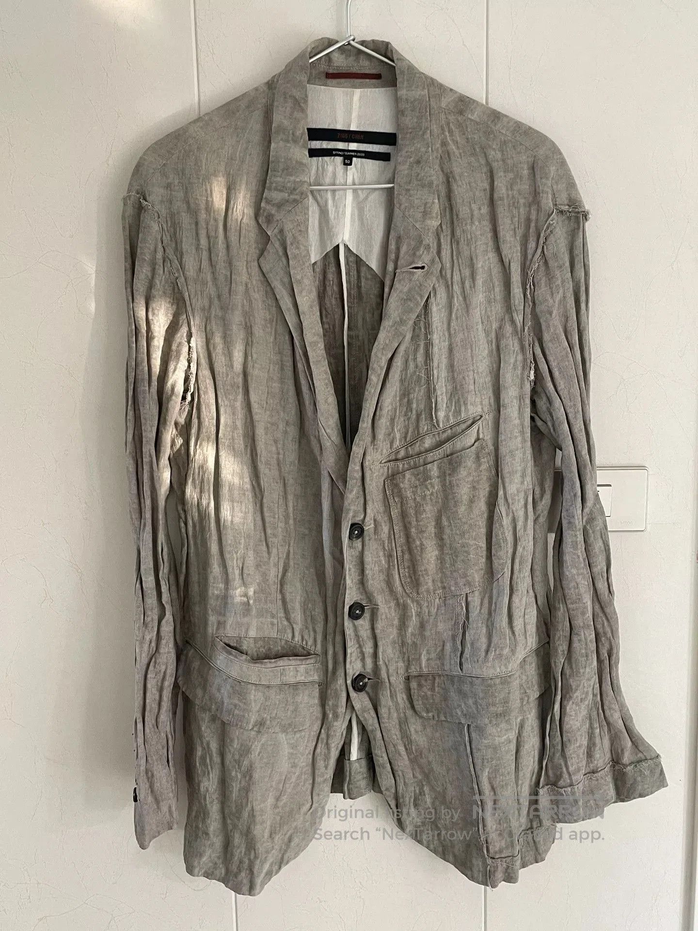 Ziggy Chen Ziggy Chen 20SS Cold Dye Metallic Jacket. Size US L / EU 52-54 / 3 - 1 Thumbnail