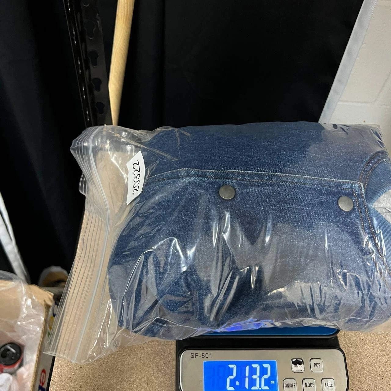 Other Basic Varsity Denim Jacket Women Snap Button Long Sleeve XL Size XL / US 12-14 / IT 48-50 - 8 Thumbnail