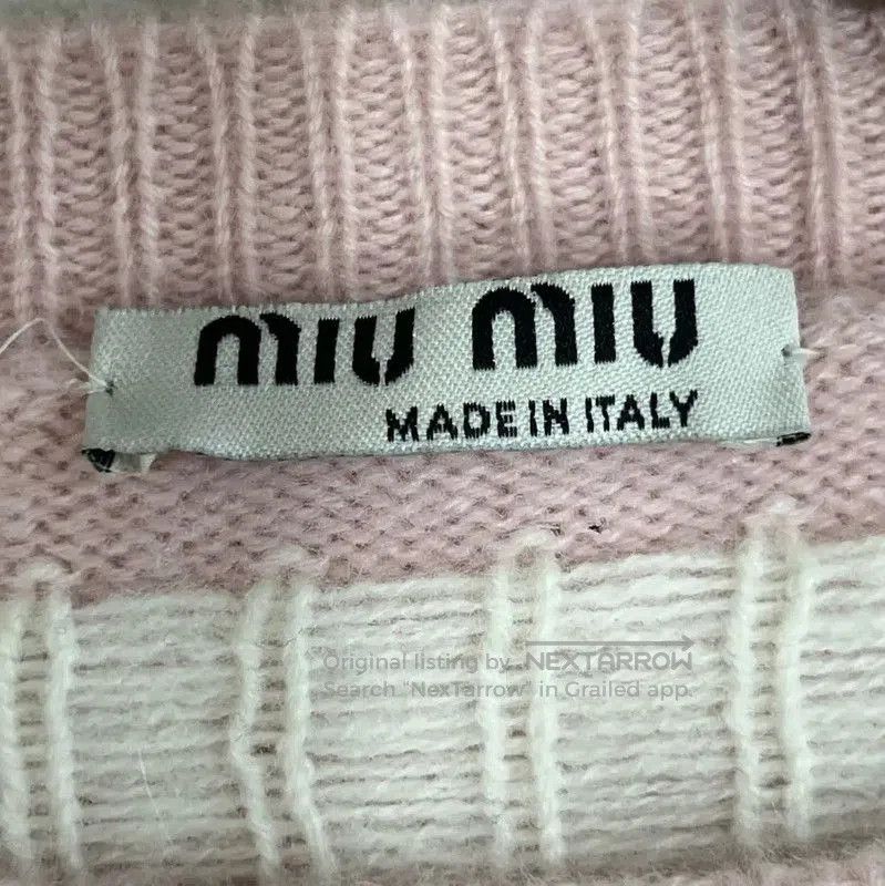 Miu Miu Miu Miu Pink Long Sleeve Pullover Sweater . Size S / US 4 / IT 40 - 5 Thumbnail