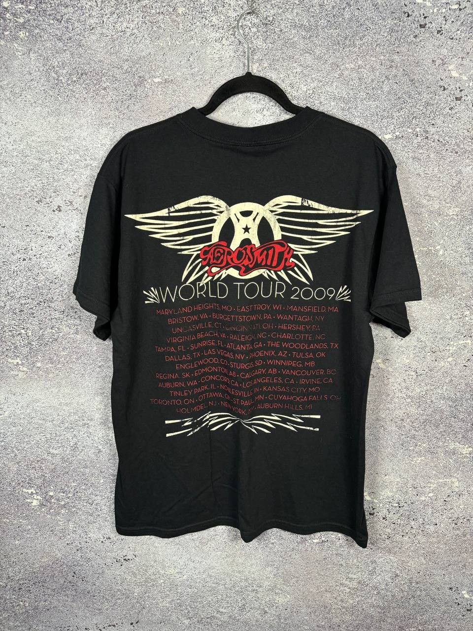 Aerosmith AOP Aerosmith World Tour 2009 Concert T-Shirt Men's Alstyle Size US L / EU 52-54 / 3 - 2 Thumbnail
