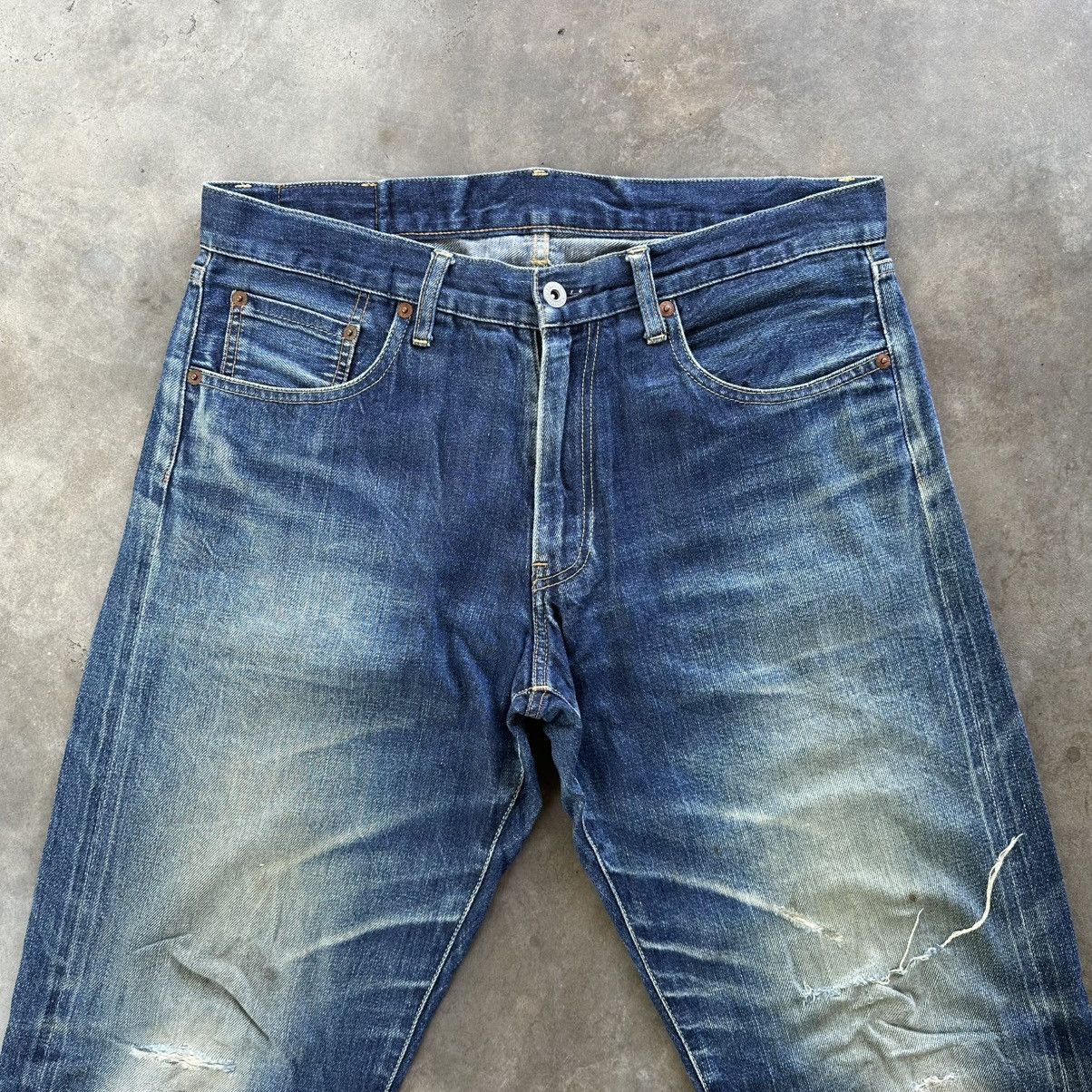 Comme des Garcons Vtg Comme Des Garcons Selvedge Distress Faded Denim Jean W34 Size US 34 / EU 50 - 3 Thumbnail