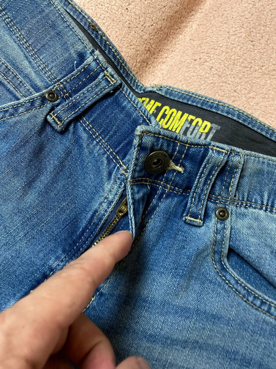 Lee × Vintage RARE Distressed Vintage Y2K Baggy Dirty Jeans Size 26" / US 2 / IT 38 - 9 Thumbnail