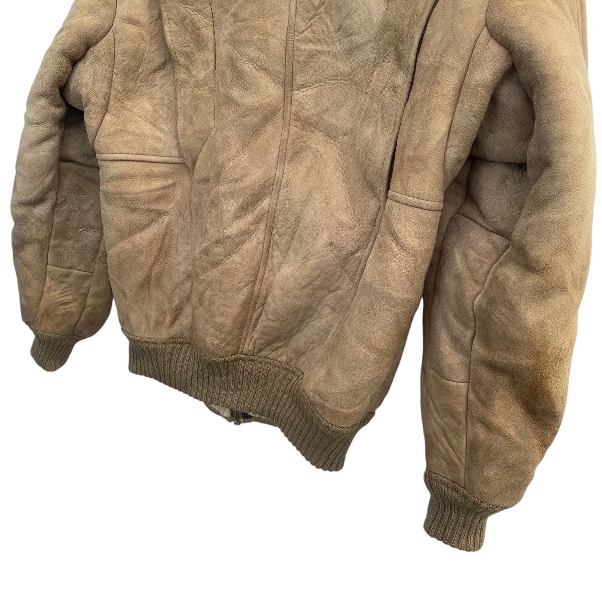 Canterbury of New Zealand × Vintage 🔥Vtg Canterbury Sheepskin WOOL&SUEDE Sherling Leather Jacket Size US M / EU 48-50 / 2 - 6 Thumbnail