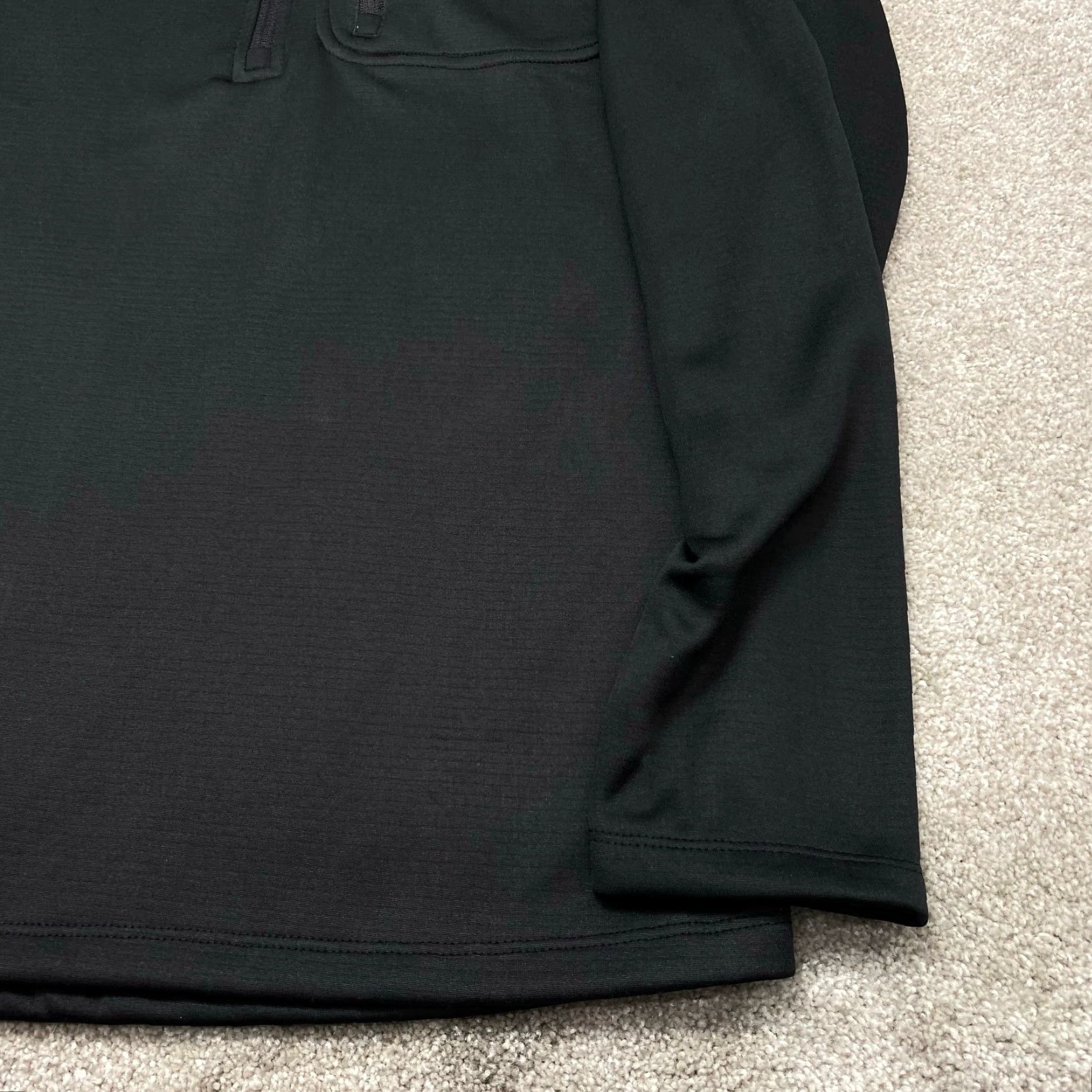 Vintage NWT Grunt Style 1/4 Zip Pullover Jacket Mens Medium Black Waffle Patch Flag Logo Patch Outdoor Patriotic 1/4 Zip Pocket Zip Size US M / EU 48-50 / 2 - 4 Thumbnail