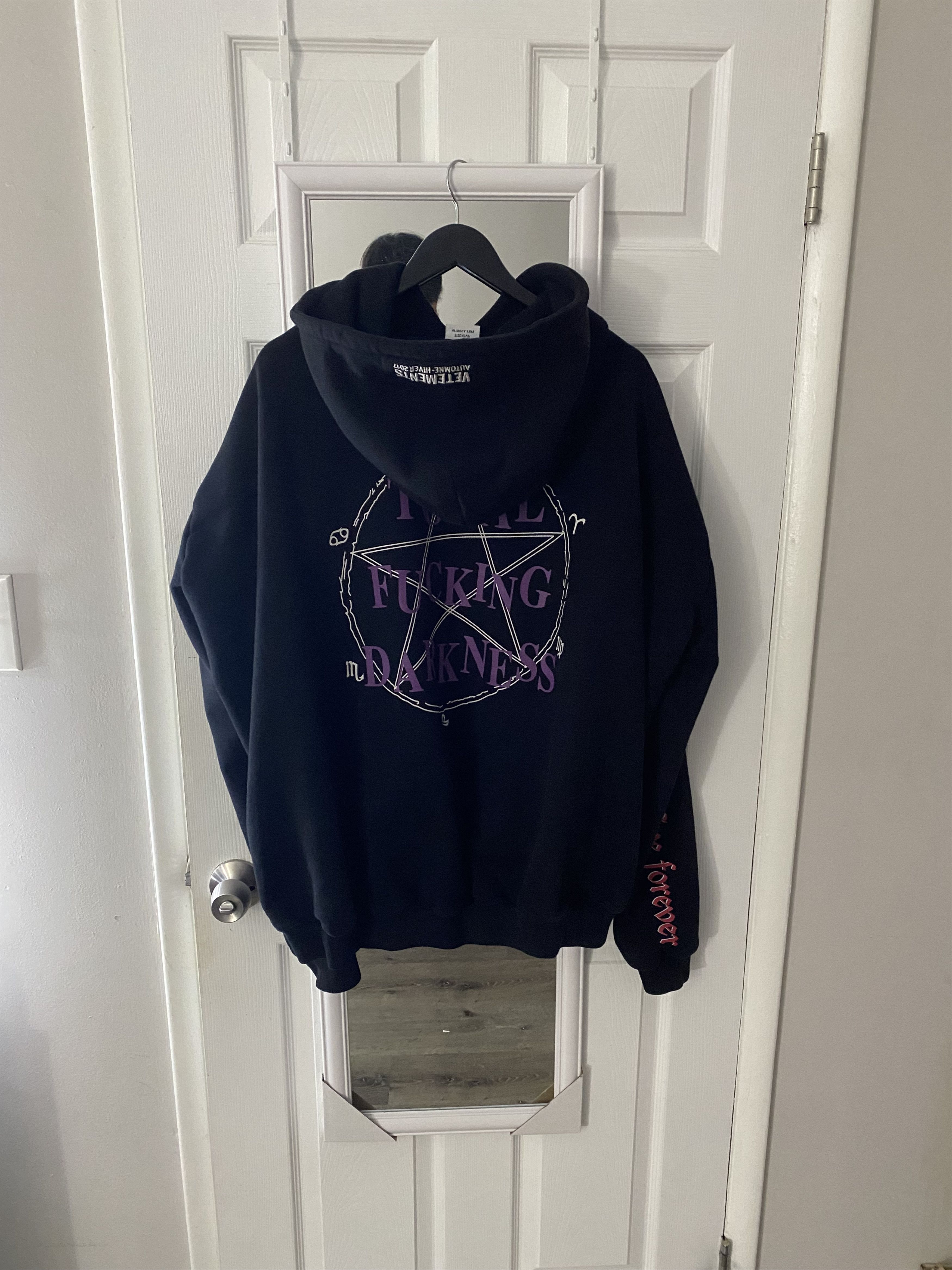 Vetements Vetements Total Fxxking Darkness Hoodie Size US S / EU 44-46 / 1 - 2 Thumbnail