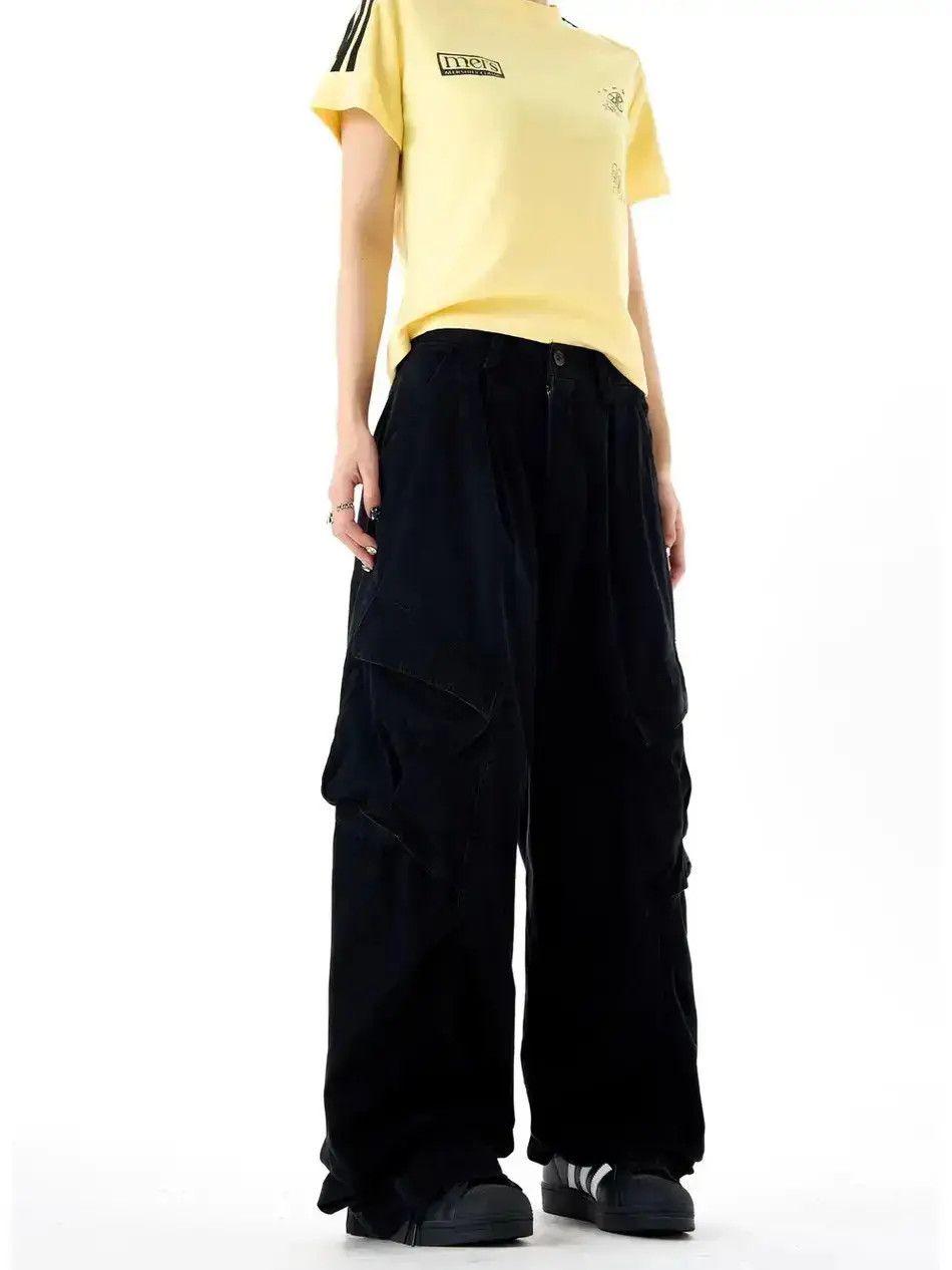 Japanese Brand Large pocket loose floor mop casual pants Size US 32 / EU 48 - 1 Thumbnail