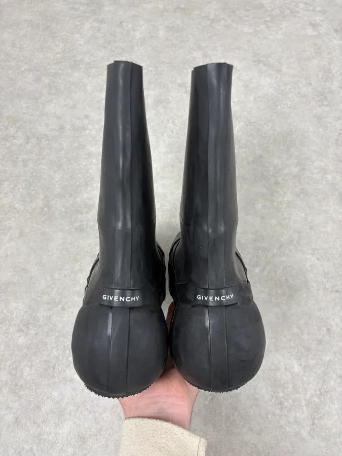 Givenchy Givenchy Rubber Ankle Black Rain Boots Size US 7 / EU 40 - 7 Thumbnail