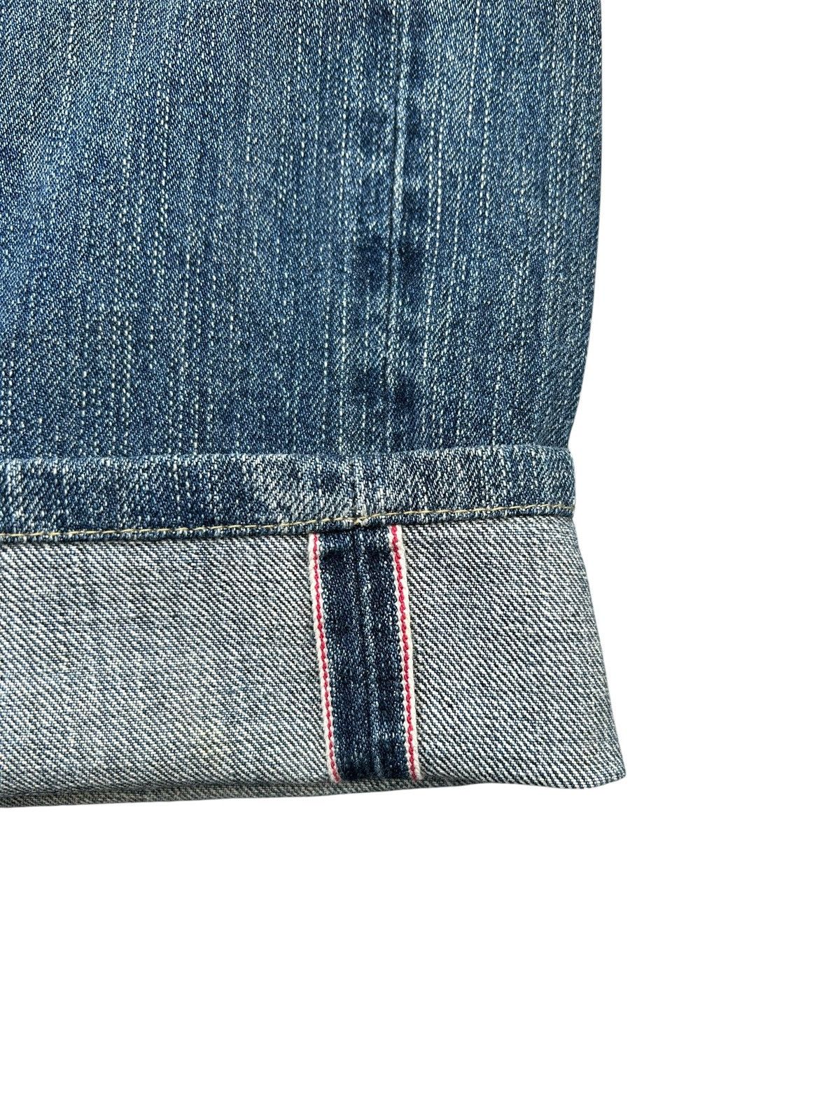 Kapital Thrashed Vintage Edwin 505BXX Selvedge Dirty Denim Jeans Size US 34 / EU 50 - 2 Thumbnail