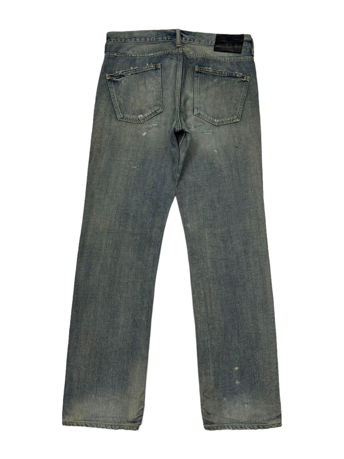 Kapital VINTAGE HARE ROCKSTAR DISTRESSED DENIM JEANS Size US 32 / EU 48 - 2 Thumbnail