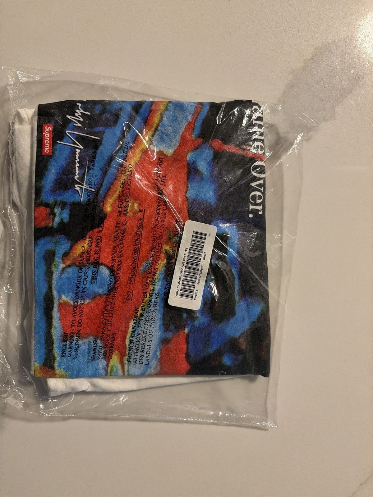 Supreme × Yohji Yamamoto Yamamoto Game Over Tee Size US M / EU 48-50 / 2 - 3 Thumbnail