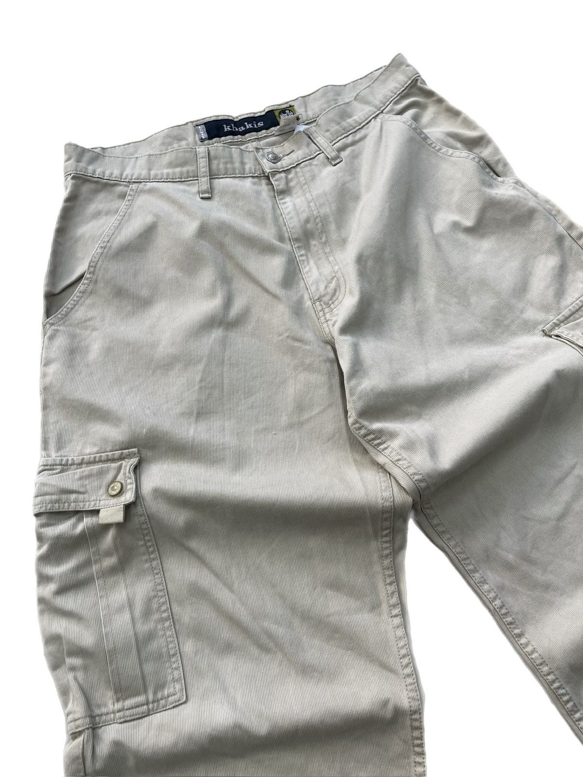 Levi's Levis cargo wide shorts cargo silver tab baggy khakis y2k Size US 33 - 2 Thumbnail