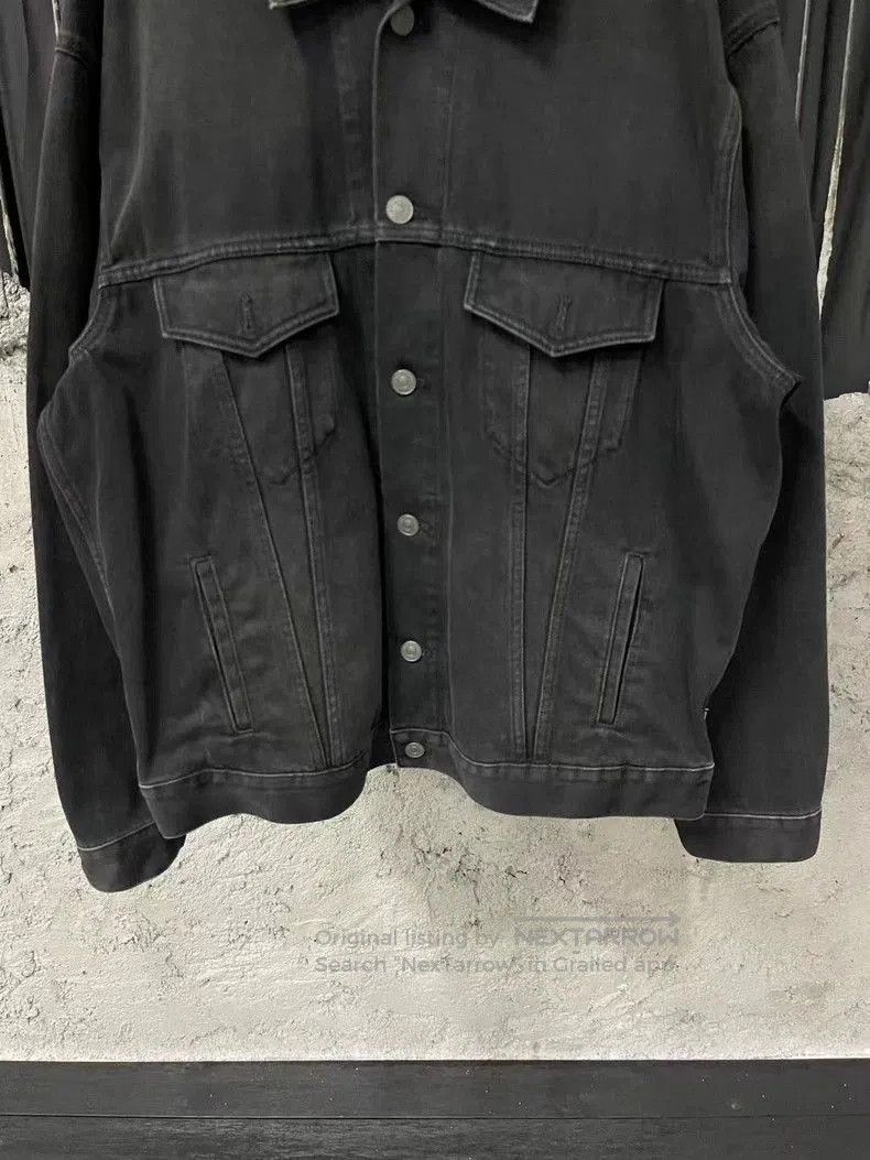 Balenciaga Balenciaga Script Logo Denim Jacket. Size US M / EU 48-50 / 2 - 4 Thumbnail