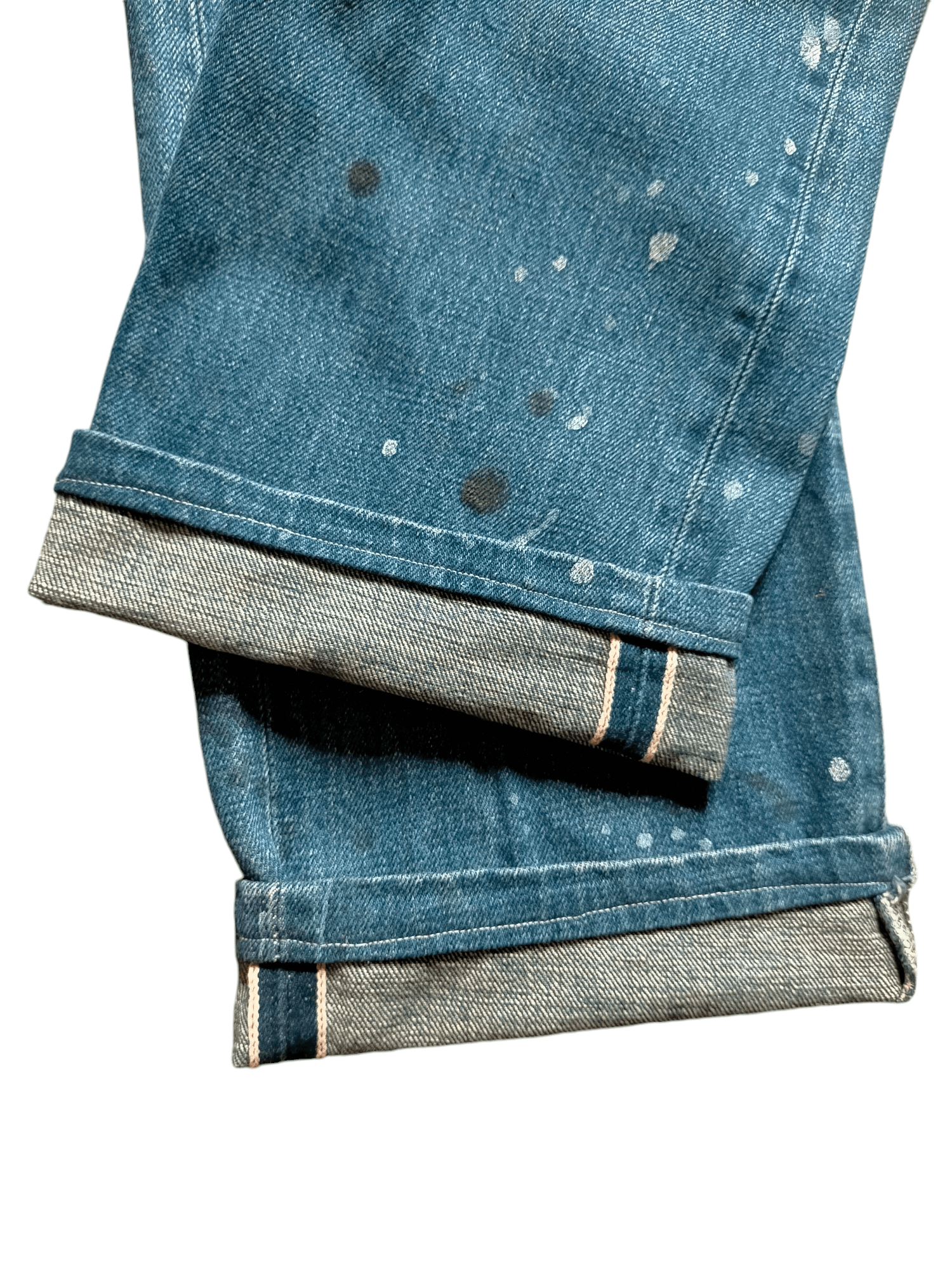 Hysteric Glamour × Japanese Brand Made in Japan Liberto Painted Denim selvedge Jeans Size US 29 - 15 Thumbnail