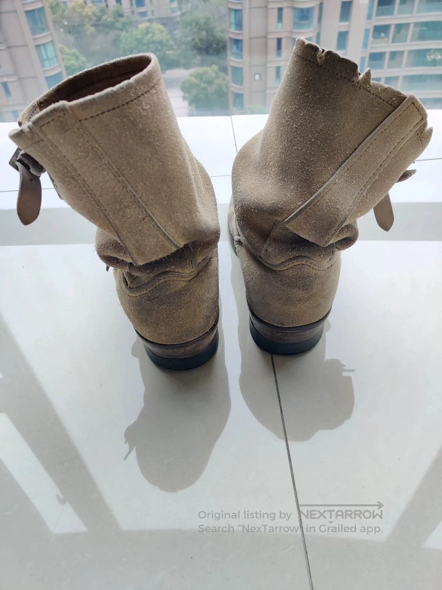 Red Wing Redwing PT91 Engineer Boots with Brass Buckle. Size US 8 / EU 41 - 2 Thumbnail
