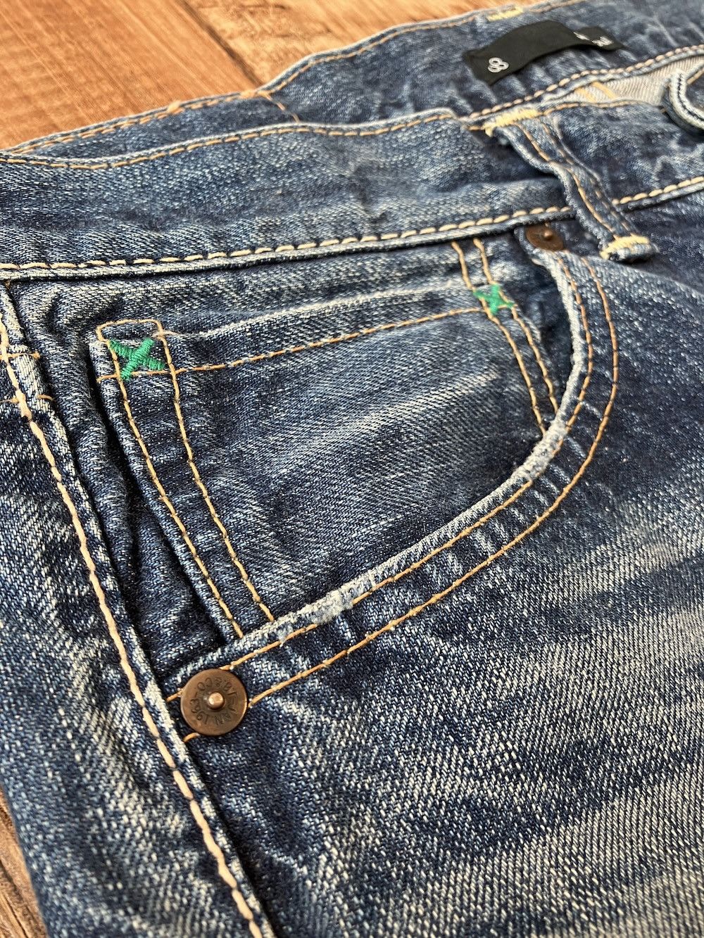 Johnbull JOHNBULL for Women AP725 W32 x L32 Slim-fit Selvedge Size 32" / US 10 / IT 46 - 6 Thumbnail