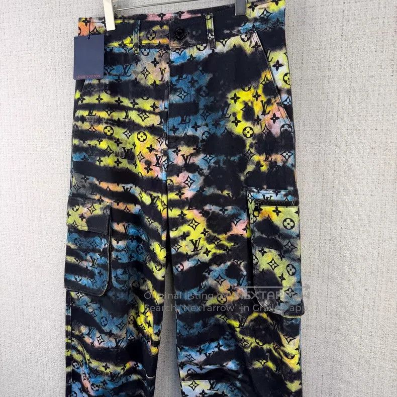 Louis Vuitton Louis Vuitton FW21 Colorful Laser Prestige Denim Casual Ov Size US 29 - 2 Thumbnail