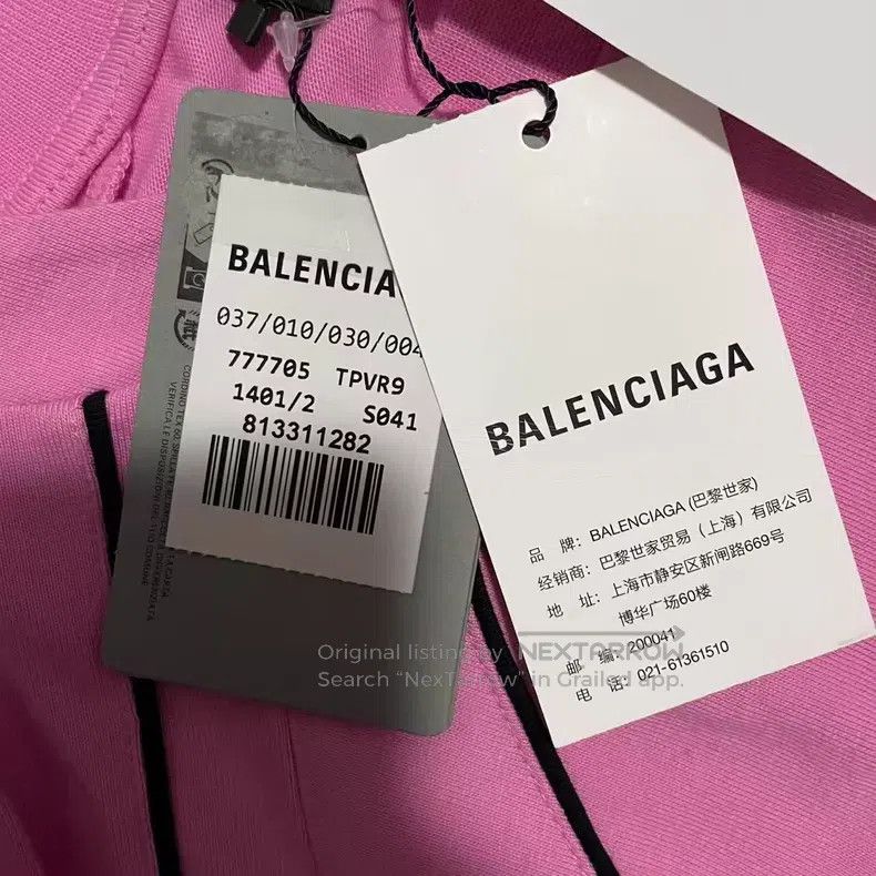 Balenciaga Balenciaga Manchester United Short Sleeve Pink Size US M / EU 48-50 / 2 - 4 Thumbnail