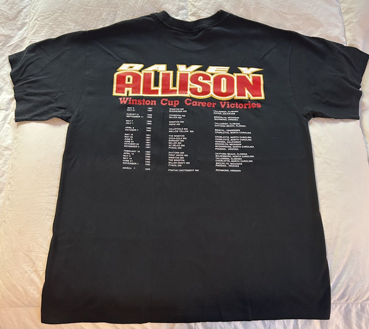 Other Vintage 90’s Nascar Davey Allison T-shirt Size US L / EU 52-54 / 3 - 2 Thumbnail