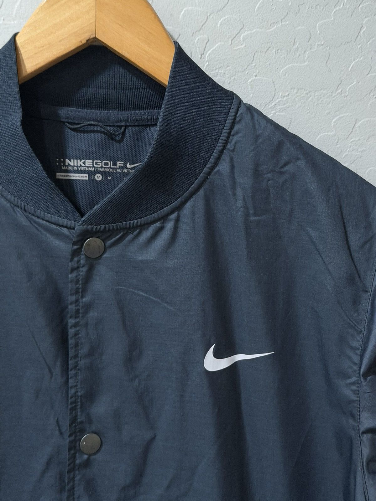Nike Nike Golf Coach Jacket Windbreaker Lightweight Medium Bin 2 Size US L / EU 52-54 / 3 - 2 Thumbnail