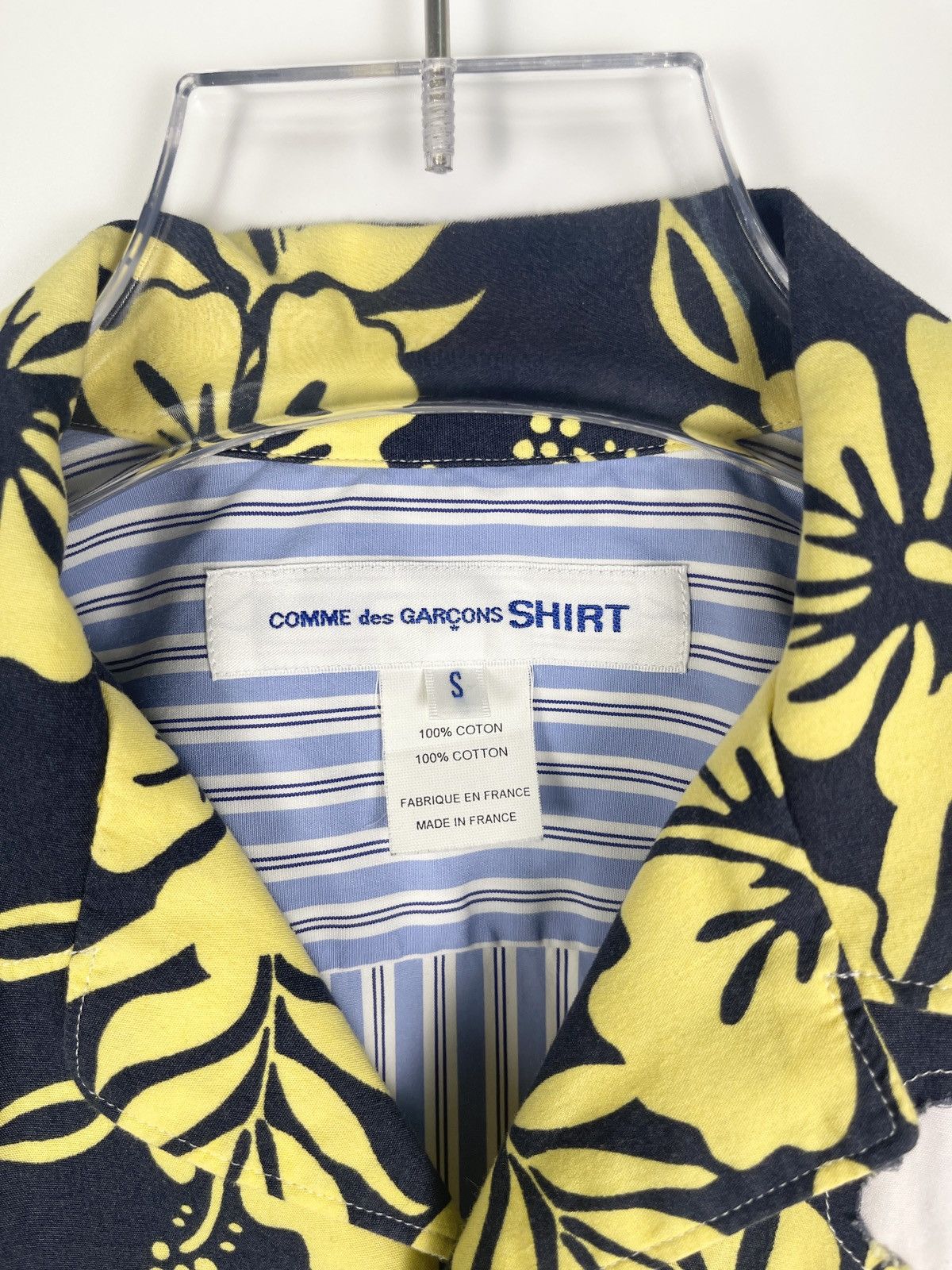 Comme des Garcons × Comme des Garcons SHIRT COMME des GARCONS SHIRT S/S16 Hibiscus Pattern Shirt Size US S / EU 44-46 / 1 - 3 Thumbnail