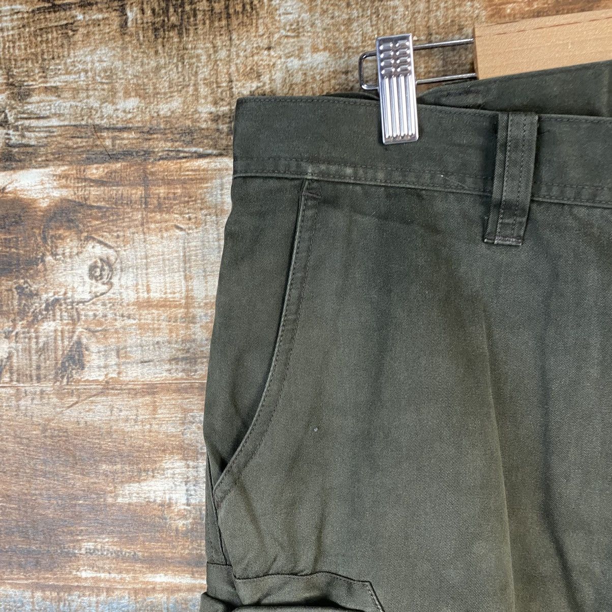 Japanese Brand DL Burtle Green Cargo Multipocket Pants #C989 Size US 33 - 7 Thumbnail
