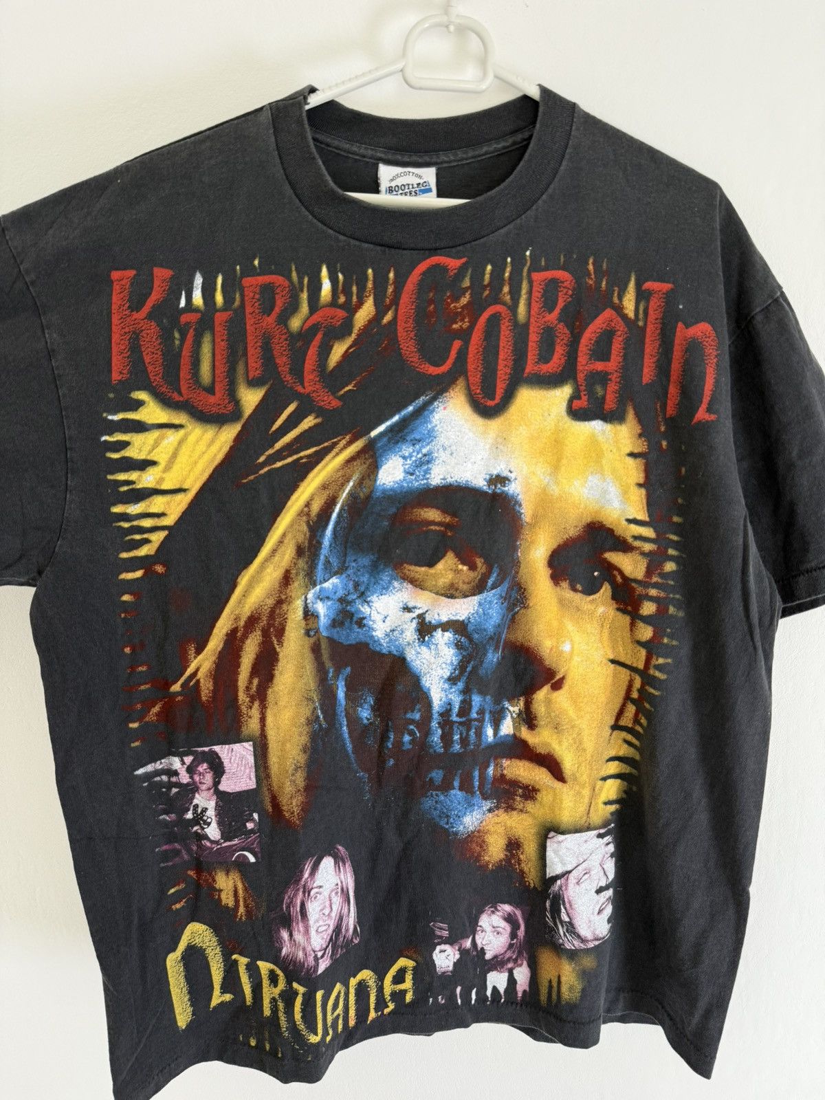 Vintage Kurt Cobain vintage t shirt merch nirvana XL single stitch Size US XL / EU 56 / 4 - 2 Thumbnail