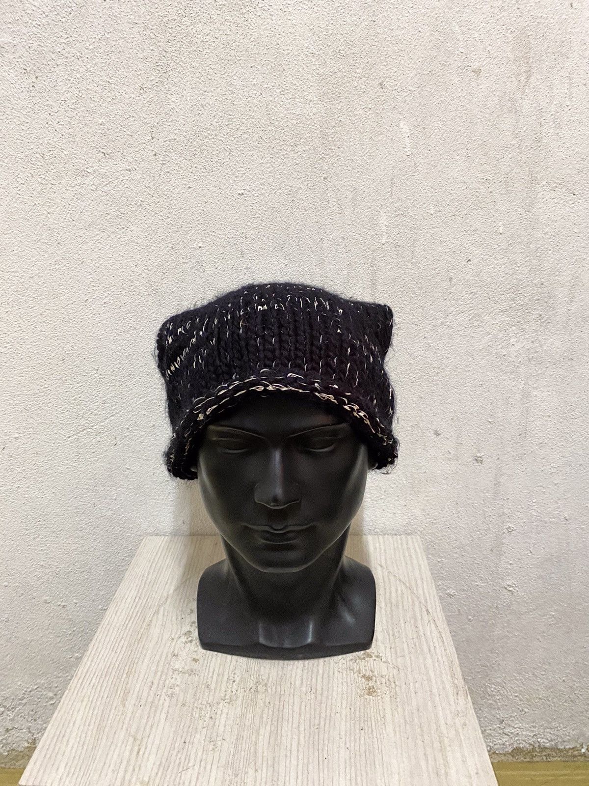 Japanese Brand × Kapital × Vintage Japanese Brand Rare Design Crochet Beanie Hat Size ONE SIZE - 3 Thumbnail