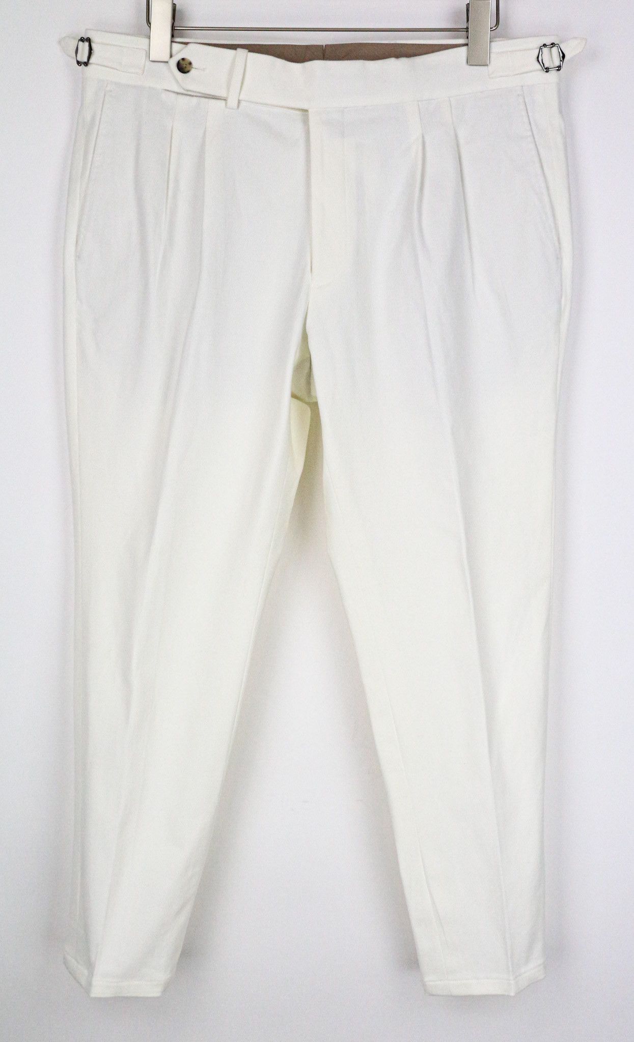 BRADDON UK38R Off-White Cotton Stretch 72856