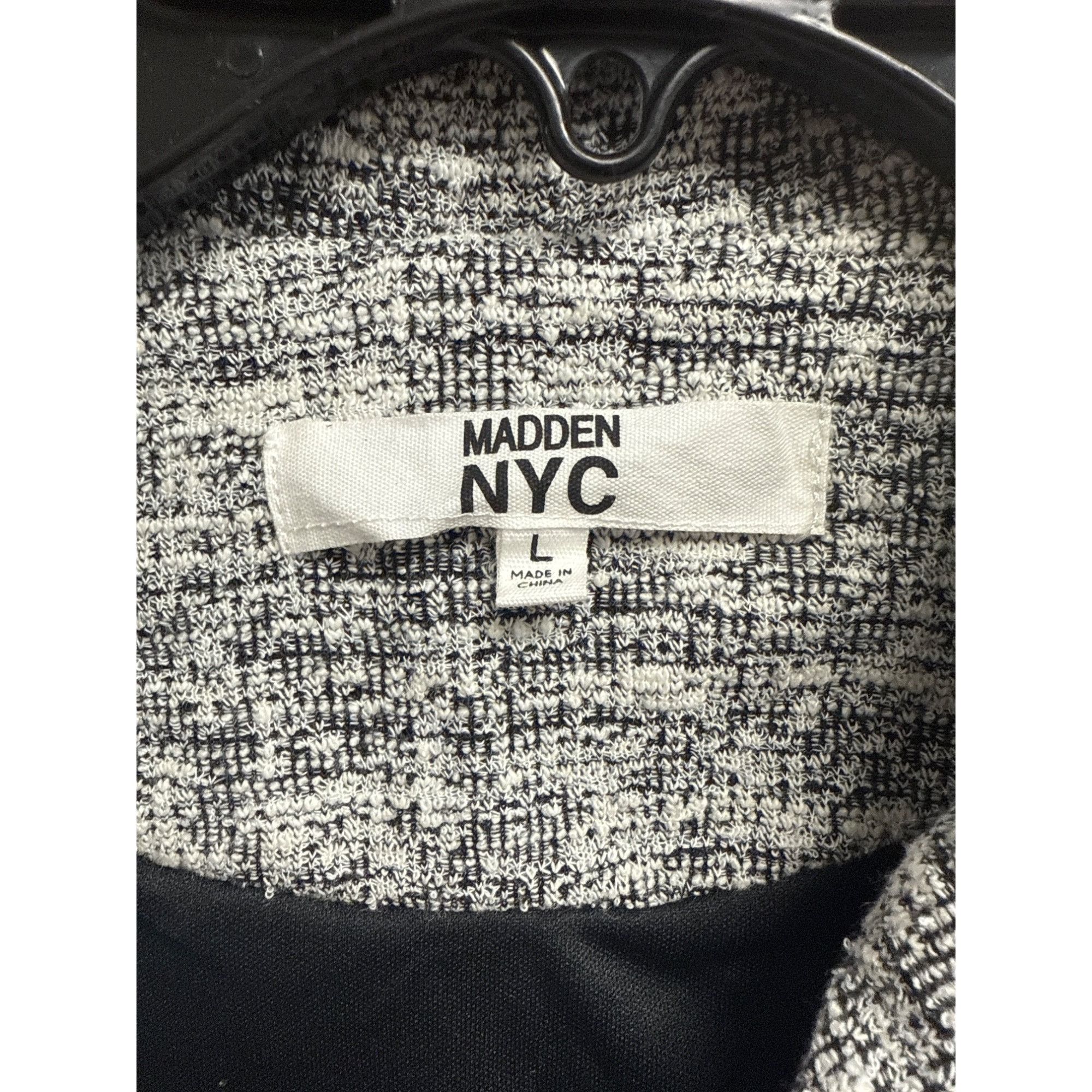 Madden NYC Madden NYC Womens Cropped Tweed Blazer Jacket With Button Fr Size S / US 4 / IT 40 - 6 Thumbnail