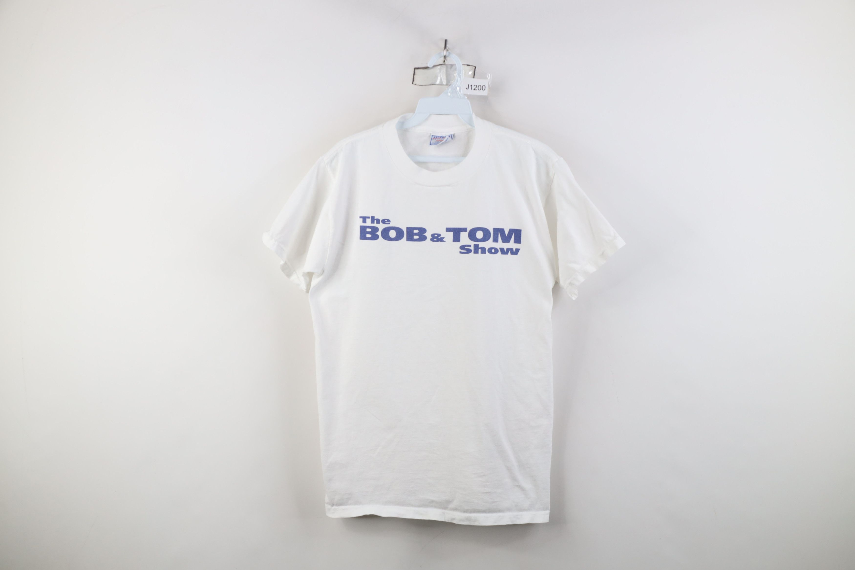 Vintage Vintage 90s Y2K The Bob & Tom Show Short Sleeve T-Shirt USA Size US M / EU 48-50 / 2 - 1 Thumbnail