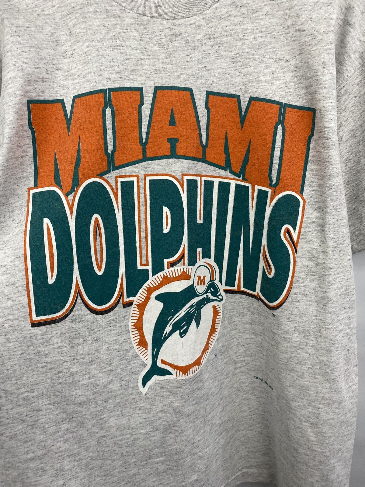 NFL 🏈🐬 Vintage 90s Miami Dolphins NFL Football Jersey Rugby hype Size US XL / EU 56 / 4 - 4 Thumbnail