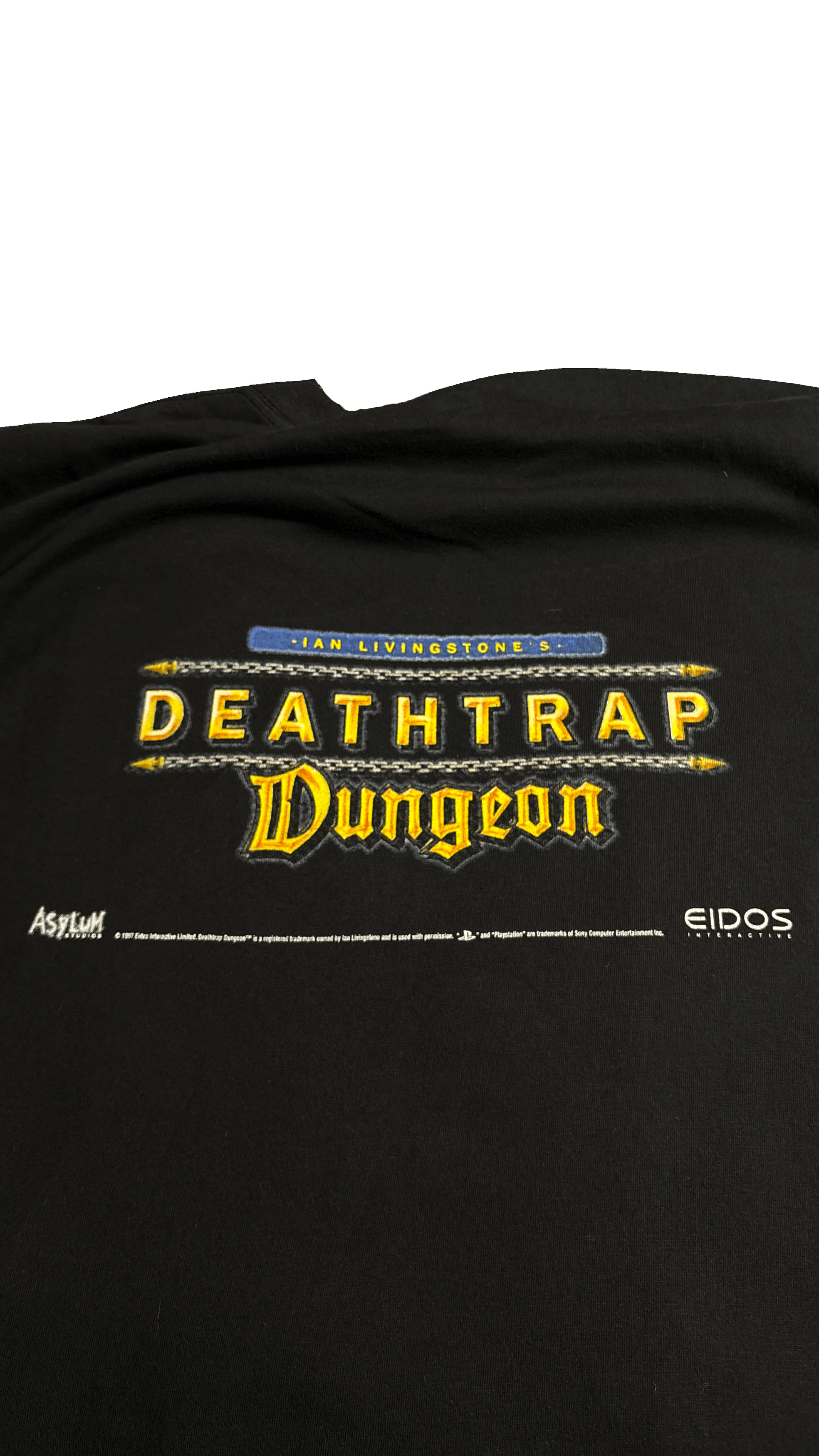 Vintage Vintage Deathtrap Dungeon T-shirt RAE Size US XL / EU 56 / 4 - 4 Thumbnail
