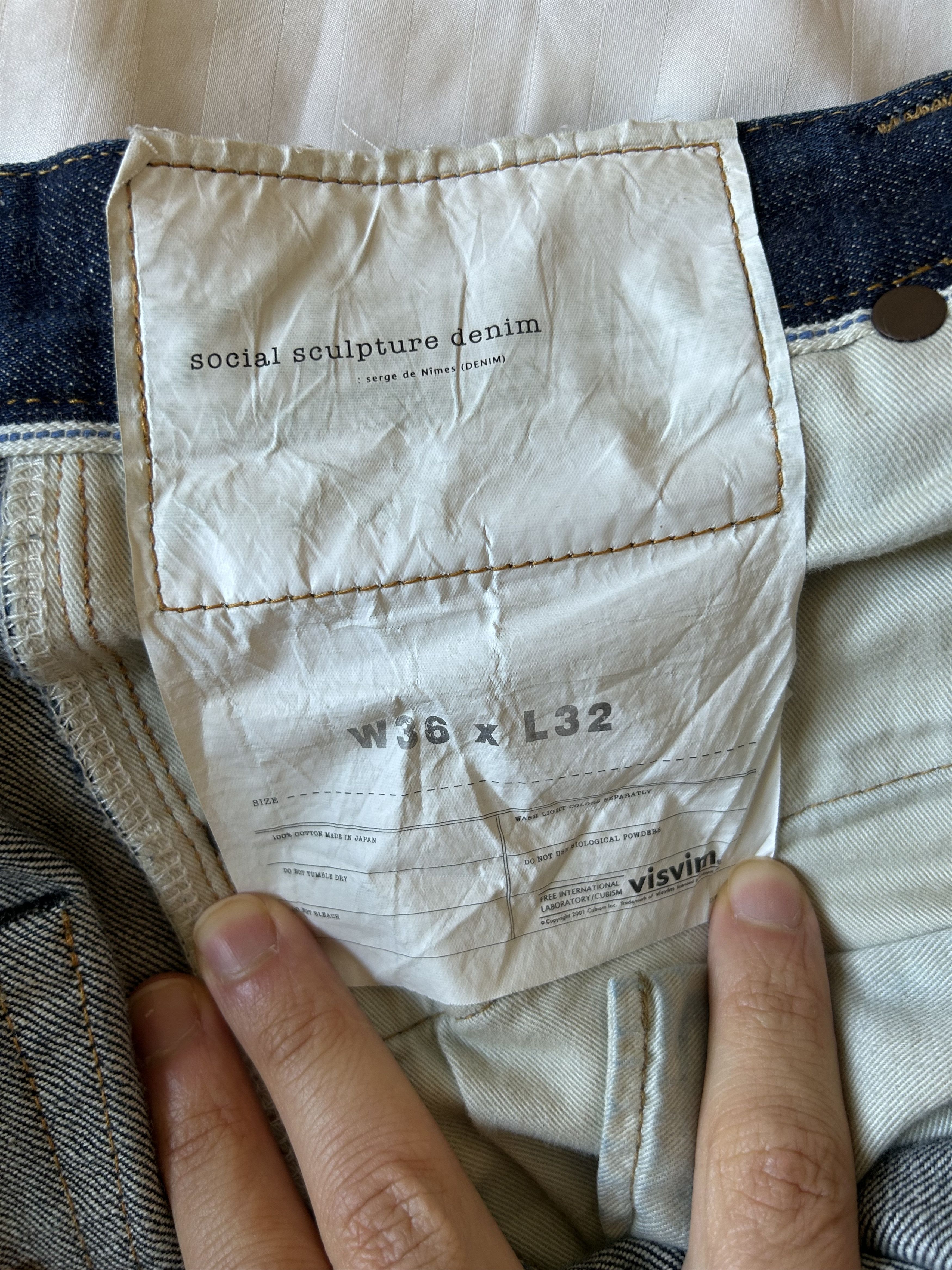 Visvim visvim social sculpture denim 01.2D26 Size US 36 / EU 52 - 4 Thumbnail