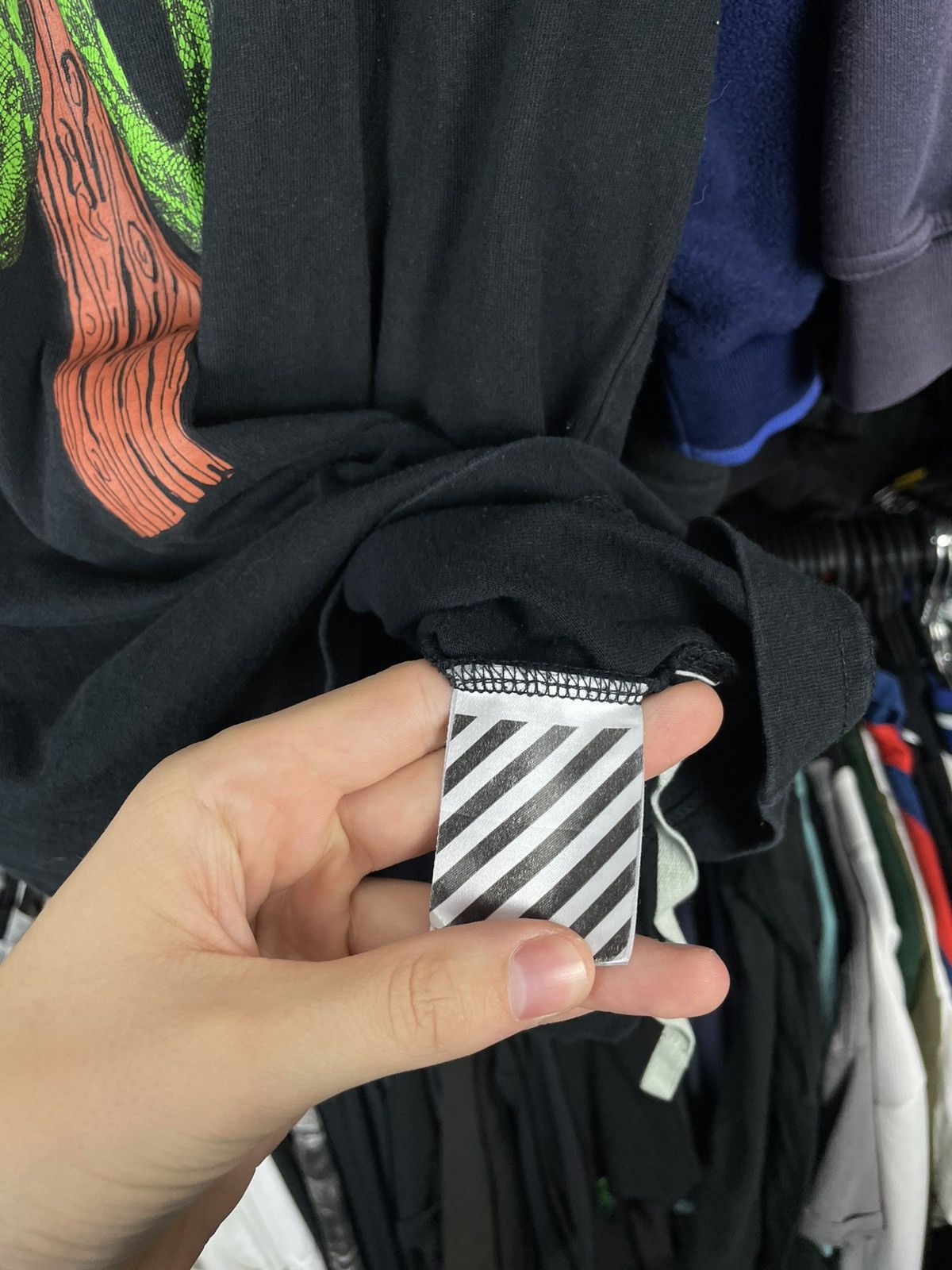 Japanese Brand × Off-White Off-White SS17 Snake Cross Mirror T-shirt vintage Size US S / EU 44-46 / 1 - 7 Thumbnail